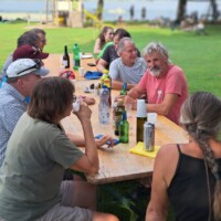 gemütliches Zusammensitzen